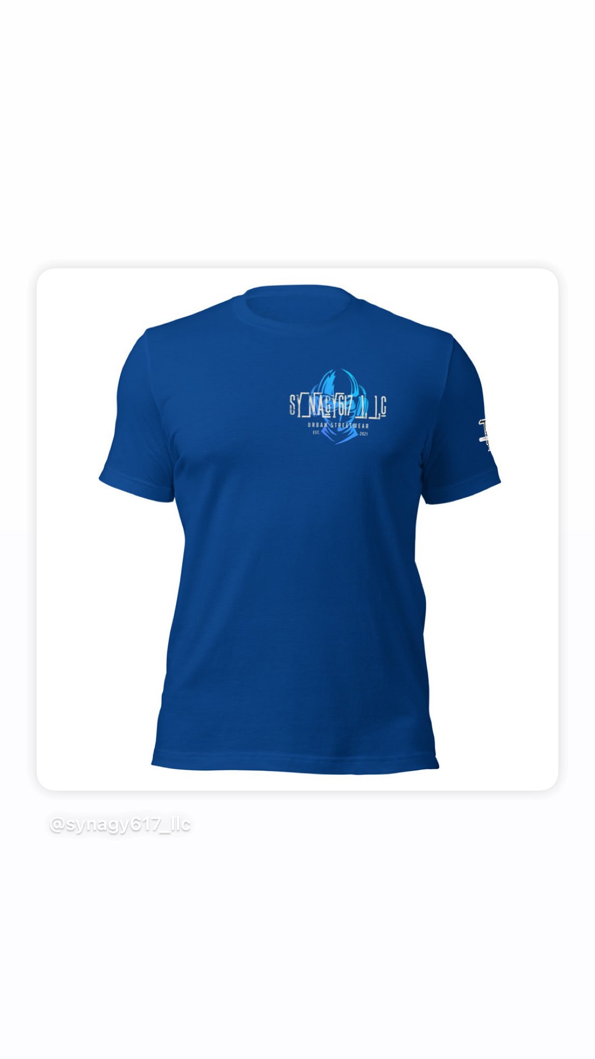 Blue Short sleeve tee