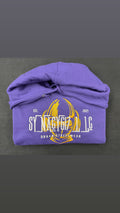 Embroidered Purple x Yellow x White Synagy617 LLC Hoodie