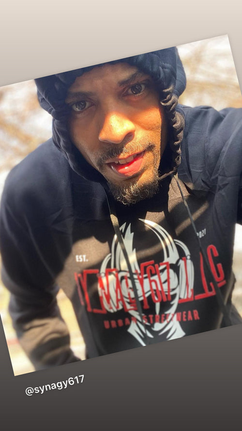 Black Synagy617 LLC HOODIE