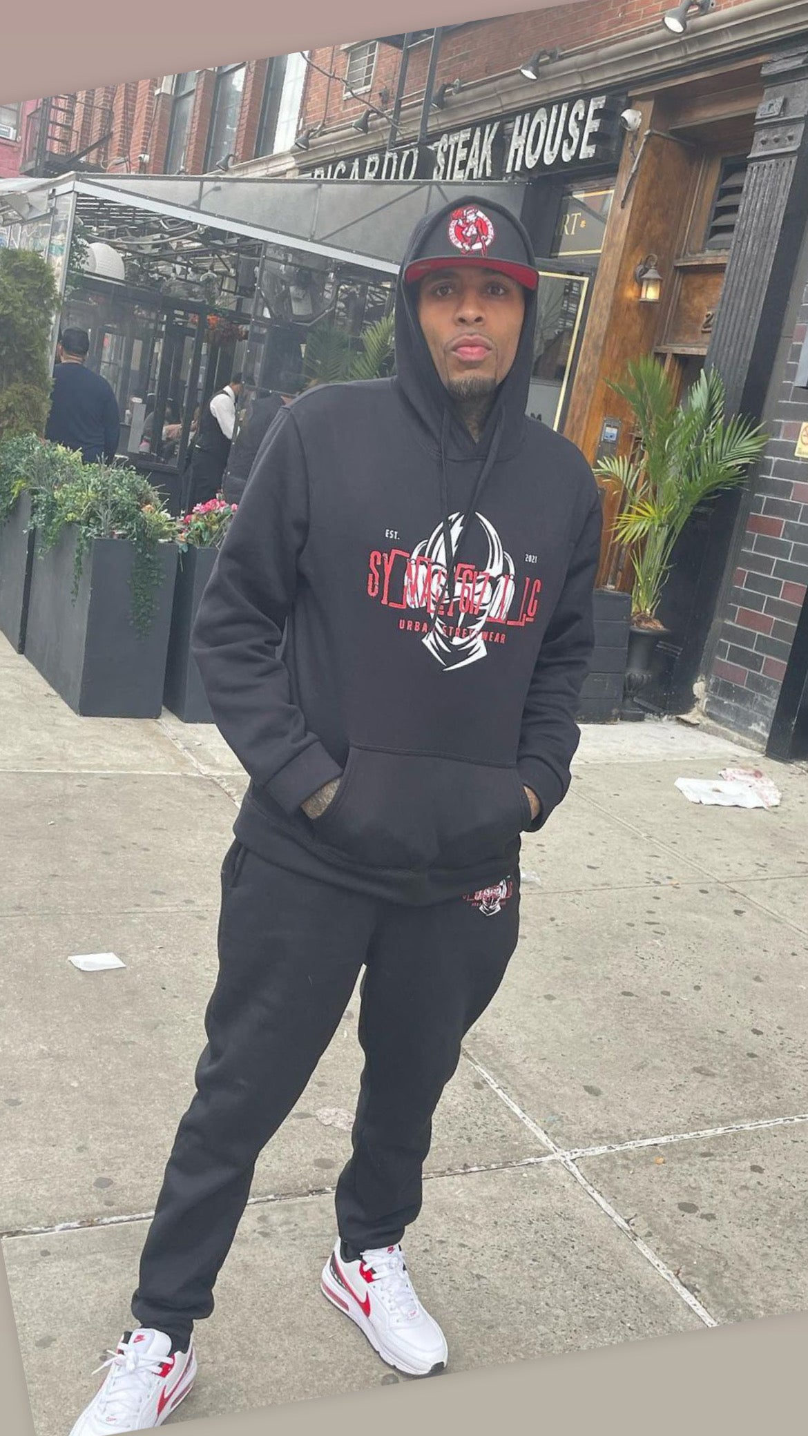 Black Synagy617 LLC HOODIE