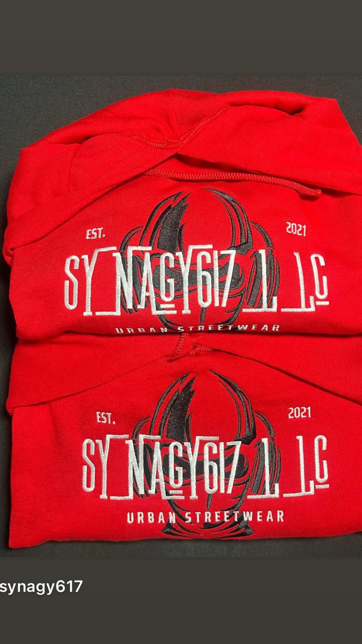 RED SYNAGY617 LLC HOODIE
