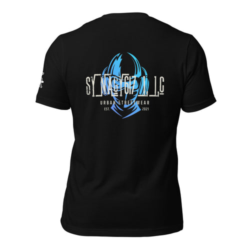 Black short sleeve Synagy617 LLC tee