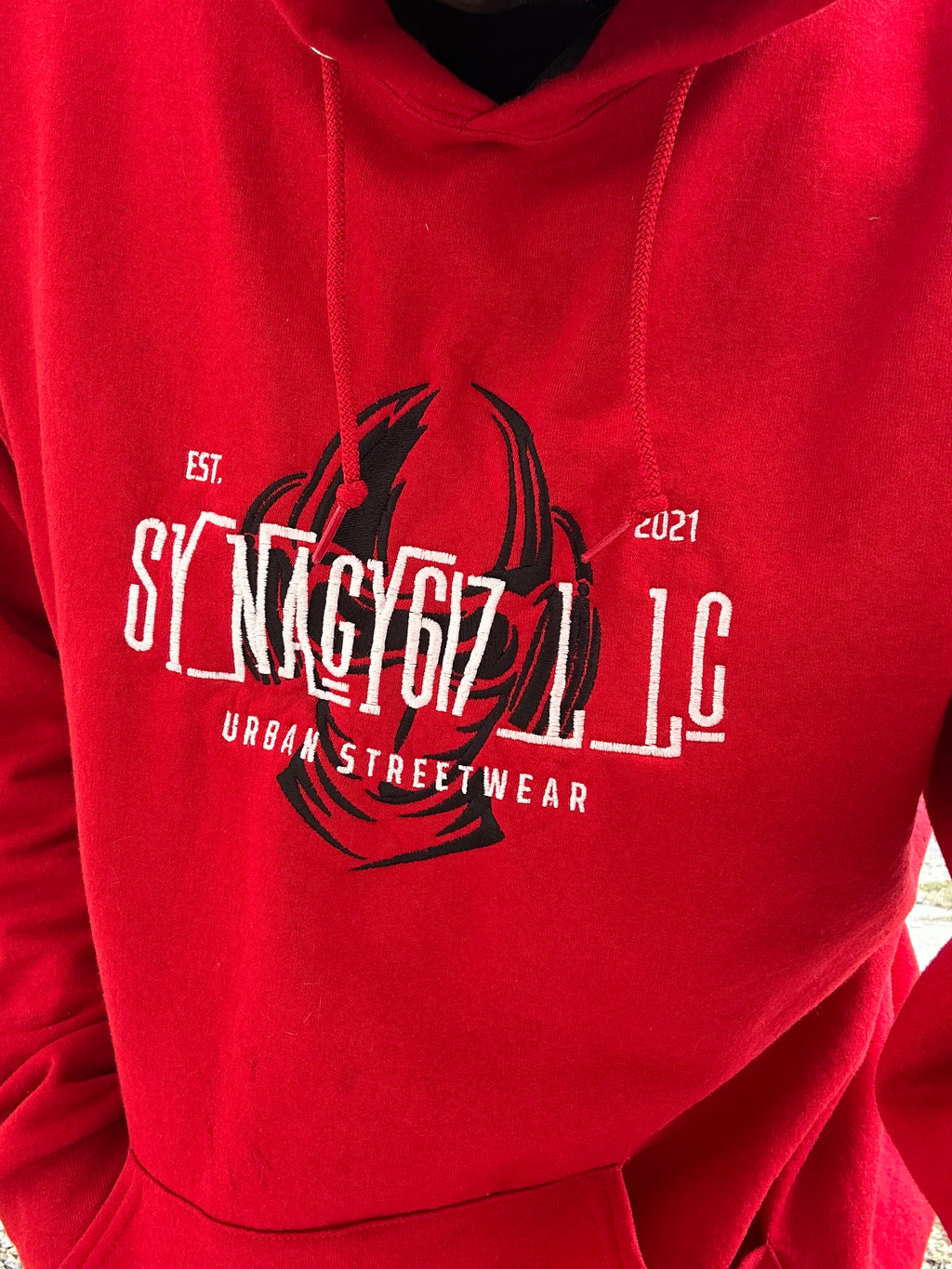 RED SYNAGY617 LLC HOODIE
