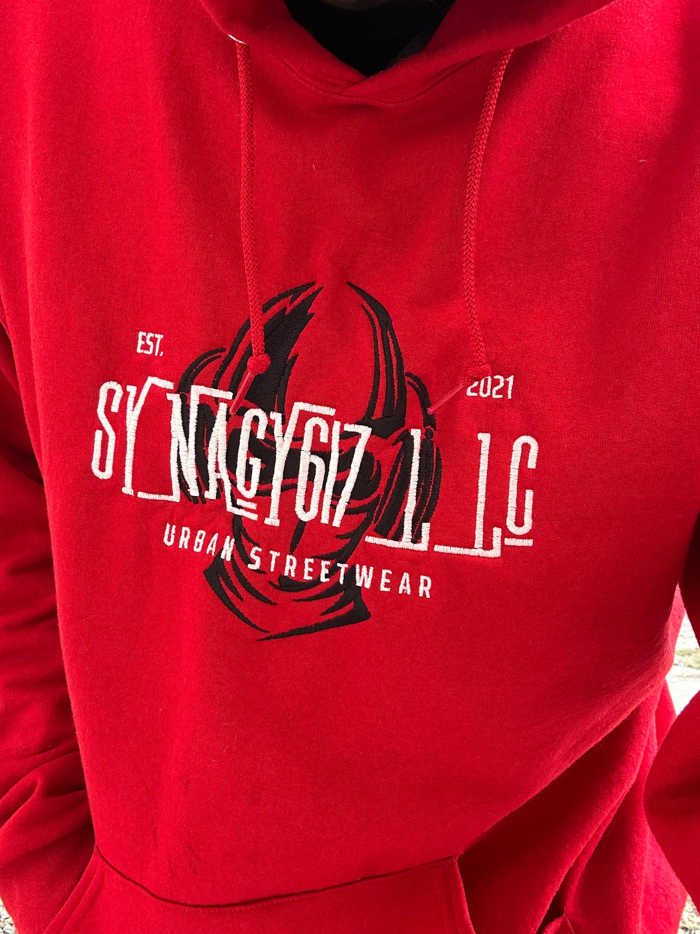 RED SYNAGY617 LLC HOODIE
